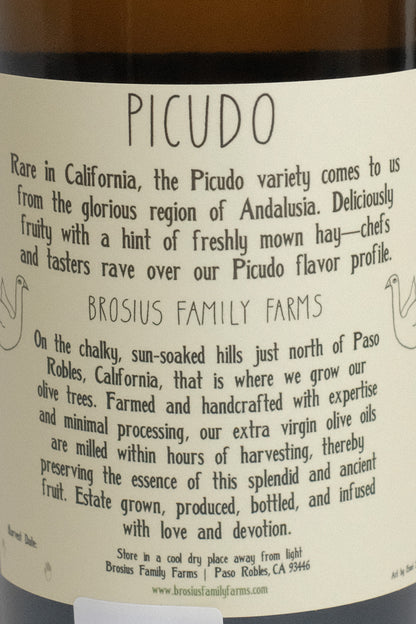 Brosius Family Farm Picudo Extra Virgin Olive Oil