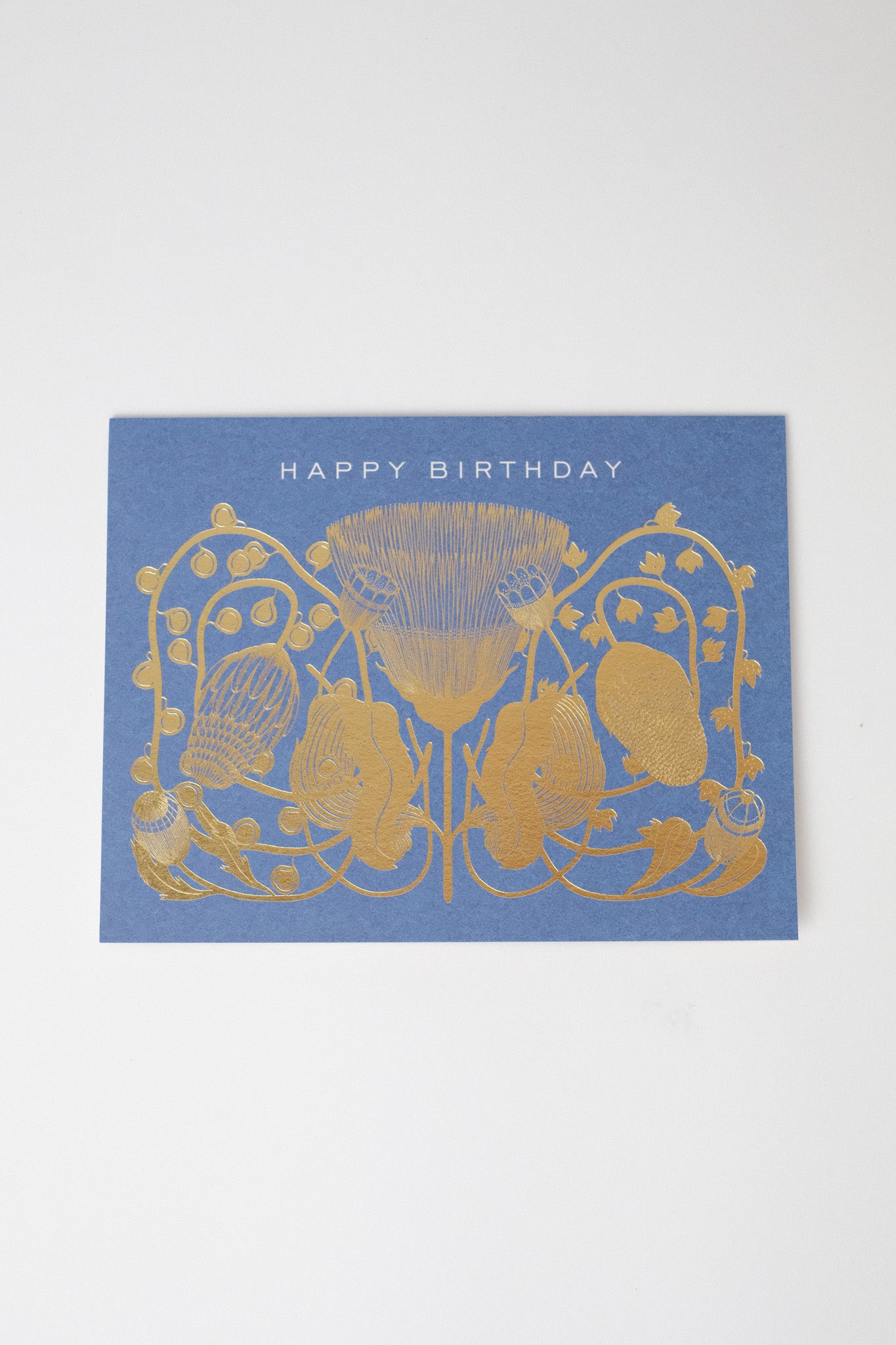 Cobalt Birthday Card