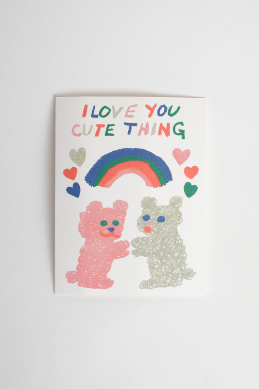 Cute Thing Love card
