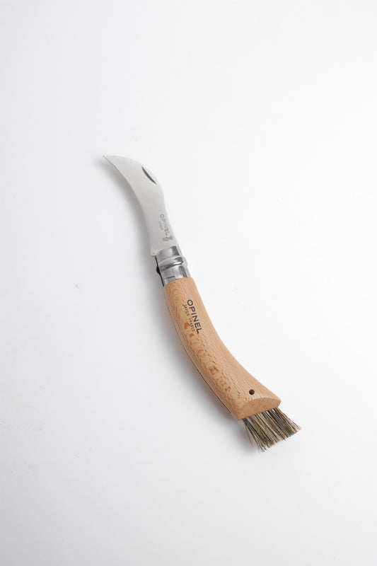 Opinel No. 08 Mushroom Knife with Brush