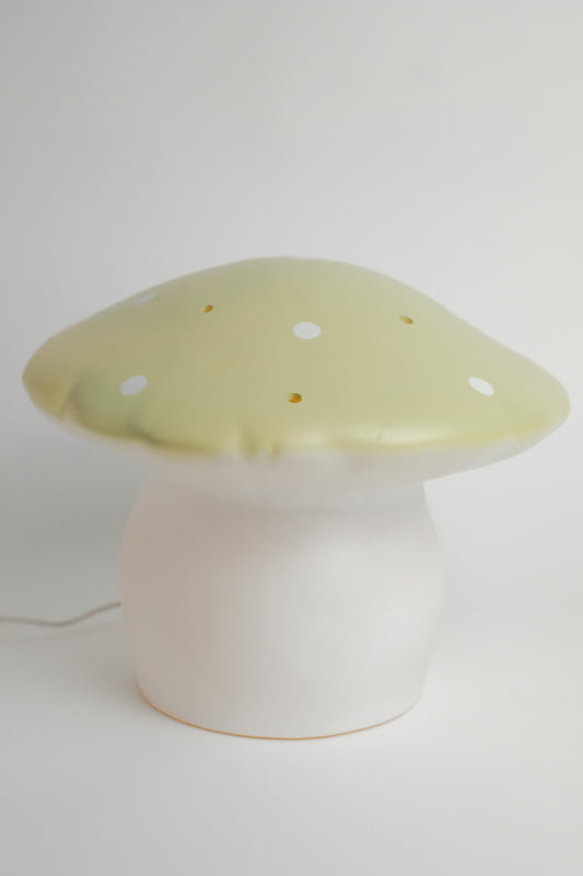 Medium Mushroom Lamp - Olive