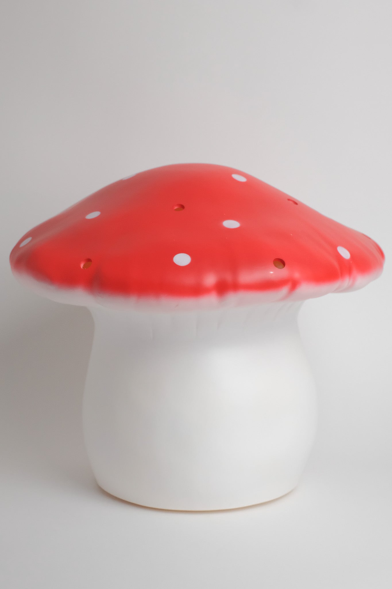Large Mushroom Lamp - Red